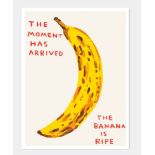 David Shrigley (British, b.1968) 'The Moment Has Arrived The Banana Is Ripe'; 'They Were Long They