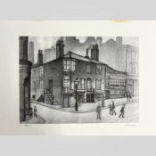 Laurence Stephen Lowry RBA RA (British, 1887-1976) 'Great Ancoats Street', Offset lithograph. Hand