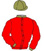 The British Horseracing Authority Sale of Racing Colours: FLAME RED, OLD GOLD collar, cuffs and