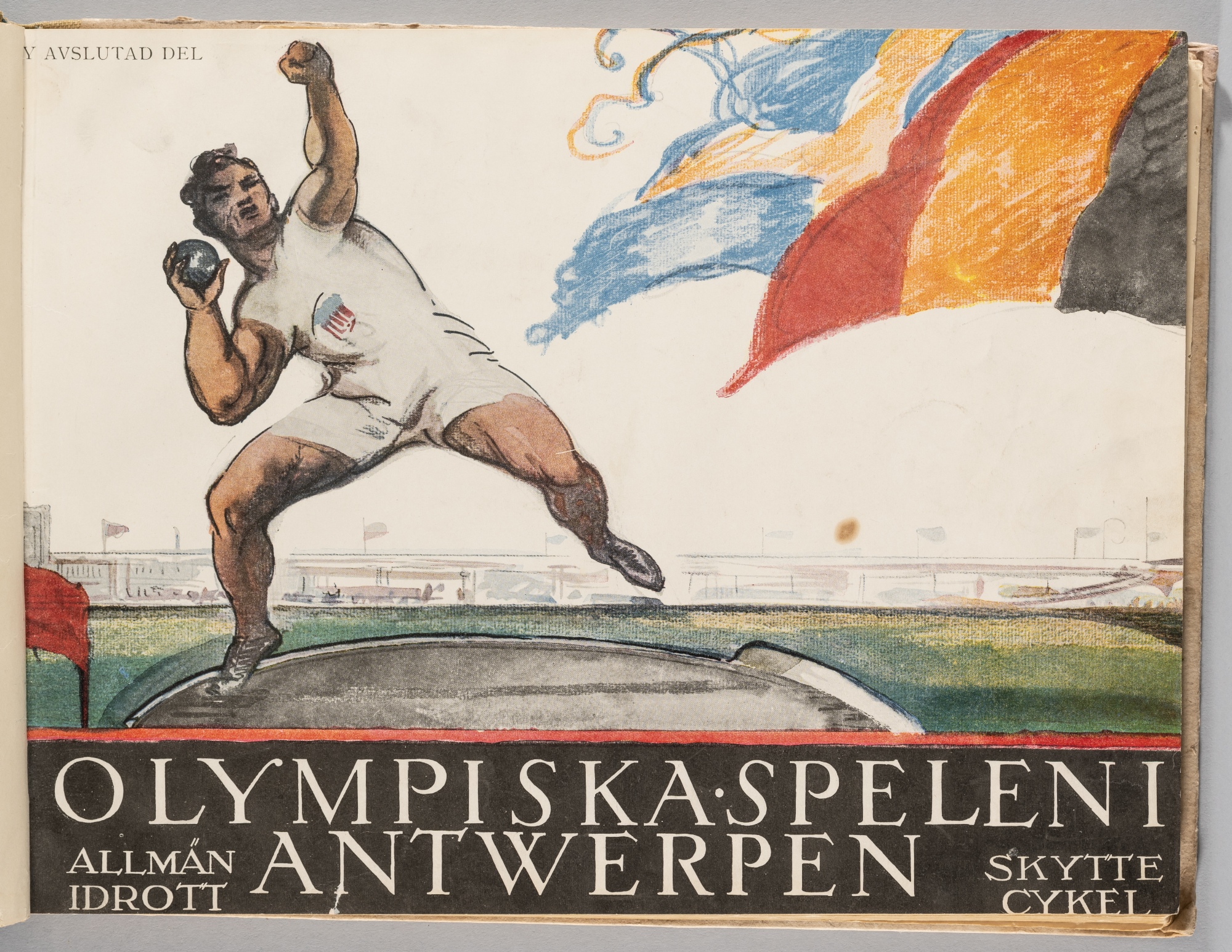 Antwerp 1920 Olympic Games "Olympiska Spelen Antwerpen 1920", hardback, 160-page, published by Ahlen - Image 2 of 5