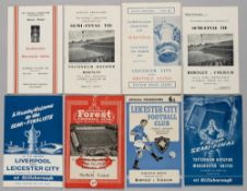 F.A. Cup semi-final programmes, 1960-70, believed complete with replays, includes Leicester City v