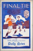 F.A. Cup Final programme Cardiff City v The Arsenal, played at Wembley Stadium, 23rd April 1927,
