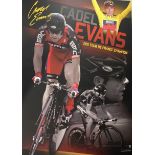 Cadel Evans (Australia) limited edition sports print “Cadel Evans – 2011 Tour De France Winner”,