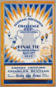 F.A. Cup Final programme Bolton Wanderers v Portsmouth, played at Wembley Stadium, 27th April 1929,
