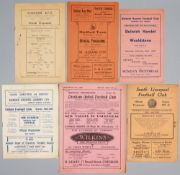 Excellent selection of non-league programmes 1920-30s, includes Runcorn v Stalybridge 21st March