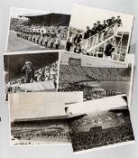 London 1948 Olympic Games collection of original press b & w photographs, mainly 12 by 10in. (6) and