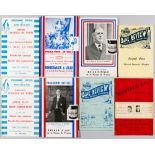 Overseas programmes selection from the 1950s, includes Germany (8), German Cup final Hamburg v FC