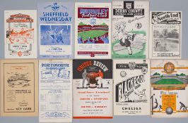 Chelsea collection of away programmes, seasons 1951-52, 1952-53, 1953-54, season 1951-52 19 of 21