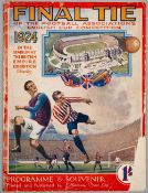 F.A. Cup Final programme Aston Villa v Newcastle United, played at Wembley Stadium, 26th April 1924,