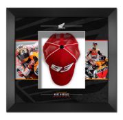 Moto GP Racing six times World Champion Marc Marquez signed & framed Marquez No 93 official