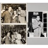 Boxing: Rocky Marciano three b&w 10 by 8in. photographs published by Photonews, Fleet Street, London