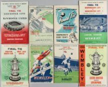 F.A. Cup Final programmes, complete run 1946-69, includes 1946 Derby County v Charlton Athletic;