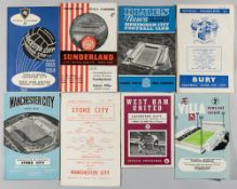 Football League Cup semi-final programmes, all covering both legs, 1963 Bury v Birmingham City 27/