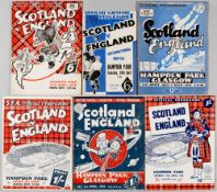 Scotland v England international programmes, all played at Hampden Park, continuous run from 1948 to