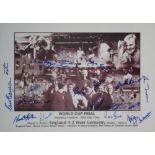 England 1966 World Cup Winners b&w montage featuring a correlation of scenes from the 30th July 1966