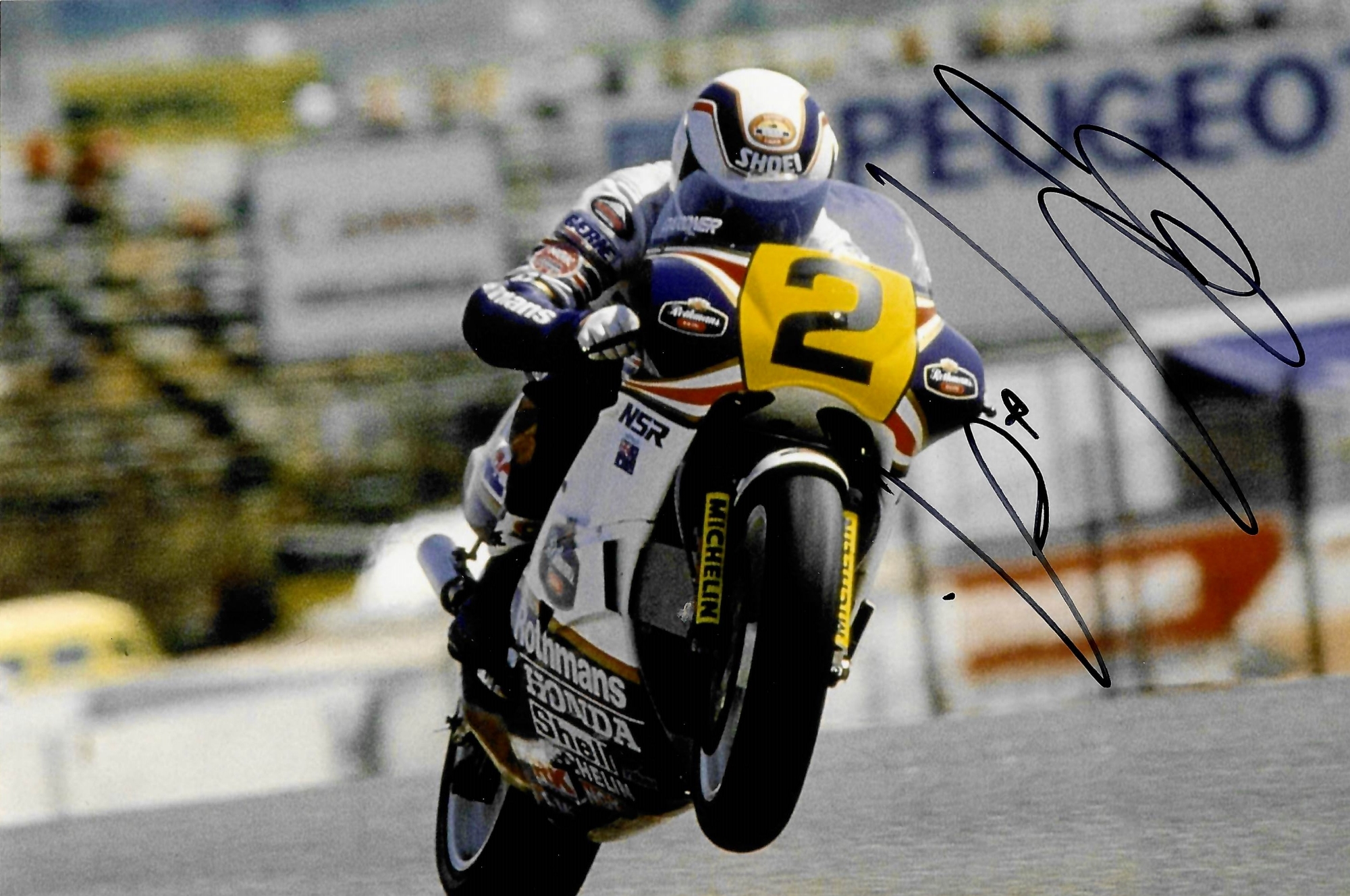 Collection of Moto GP Legends, seven signed 8 by 10in. photographs, including Mick Doohan, Wayne - Image 7 of 7