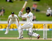 New Zealand 2022 Cricket team tour of UK, individually signed 8 by 10in. Cricket photographs,