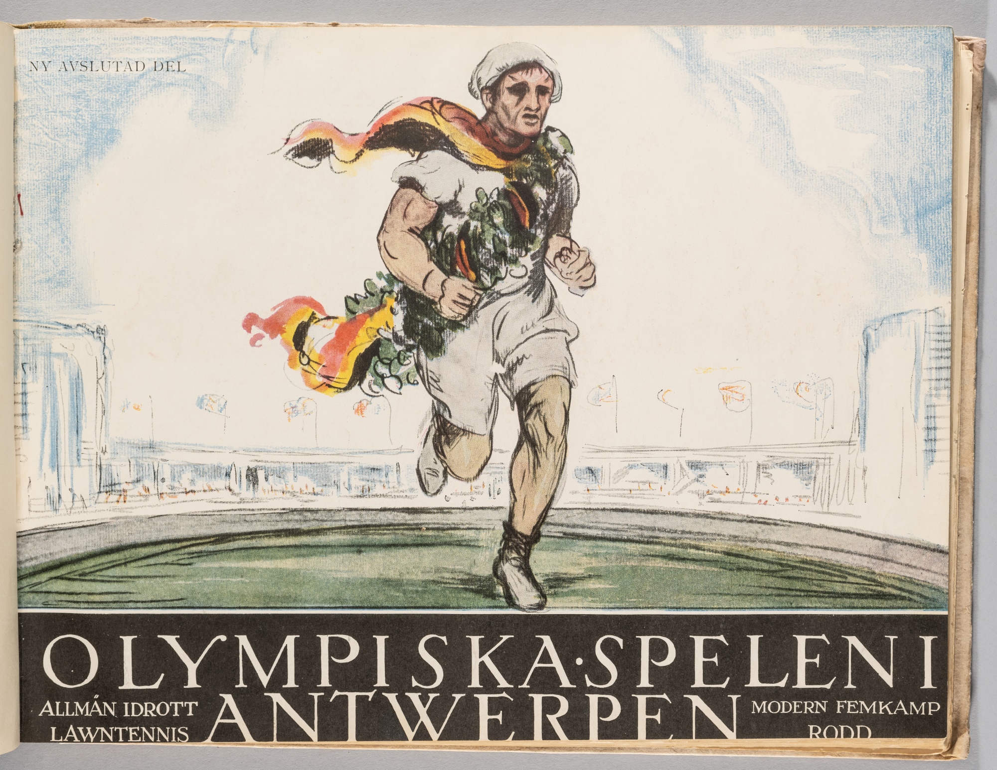 Antwerp 1920 Olympic Games "Olympiska Spelen Antwerpen 1920", hardback, 160-page, published by Ahlen - Image 3 of 5