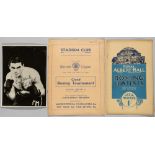 A good signed photograph of the boxer Freddie Mills, with fine quality signature in fountain pen,