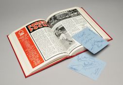 Bound volume of home programmes for Nottingham Forest's 1977-78 Football League Division One winning