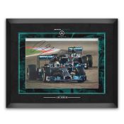 Formula 1 Lewis Hamilton seven times World Champion signed & framed photograph Mercedes AMG Petronas