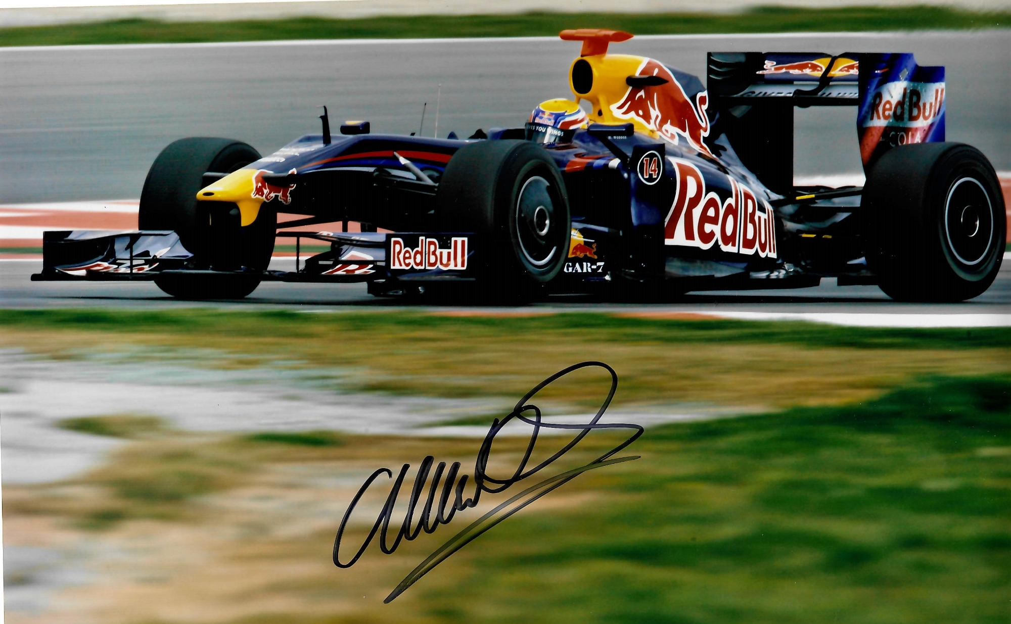 Mark Webber F1 Collection, including signed official Mark Webber cap, signed in silver on peak; - Image 2 of 3