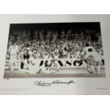 Australia: Kerry O’Keefe signed limited edition black and white print from 1977 Centenary Test Match