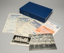 Sets of home programmes for Portsmouth FC's back-to-back Football League Division One winning