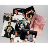 Substantial collection of photographs relating to the career of the champions boxer Lennox Lewis,