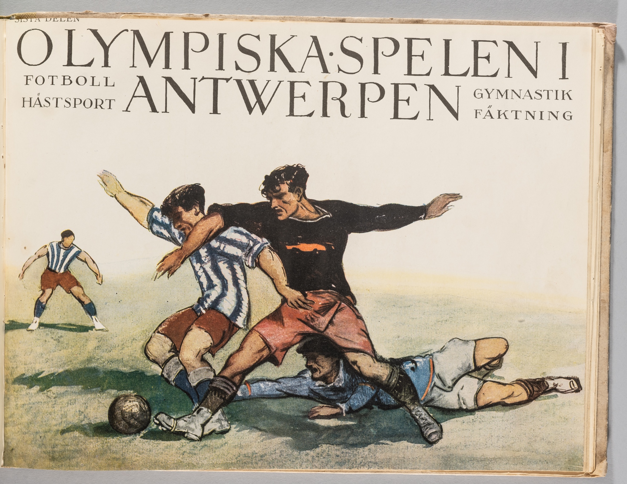 Antwerp 1920 Olympic Games "Olympiska Spelen Antwerpen 1920", hardback, 160-page, published by Ahlen - Image 5 of 5