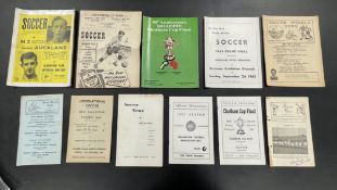 Overseas programmes selection from the 1950s, includes Germany (8), German Cup final Hamburg v FC