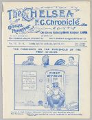 Programme Chelsea v Bradford Park Avenue 23rd December 1911, Comes with Chelsea v Arthur Thomas