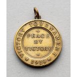 A rare Professional Golfers Association medal for the Victory Tournament played at St Andrews in