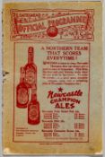 Very rare Gateshead programme v Doncaster Rovers, 30th August 1930, first ever programme issued by