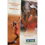 Ana Ivanovic (Serbia), now Ana Schweinsteiger (married name), hand signed 2008 French Open Tennis