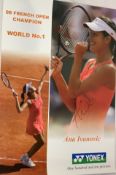 Ana Ivanovic (Serbia), now Ana Schweinsteiger (married name), hand signed 2008 French Open Tennis