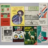 Football programme selection international Home & Away, 1951-77, include Italy v England 18/5/1952