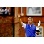 “The Open Championship” Collection of  ten golf 8 by 10in. photographs signed by The Open winners,