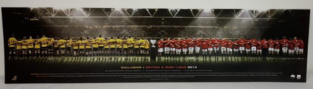 British & Irish Lions 2013 Tour of Australia, Limited Edition print 471 of 1000, official
