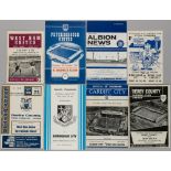Football League Cup semi-final programmes, 1965-87, continuous run home/away legs, include