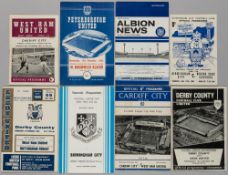 Football League Cup semi-final programmes, 1965-87, continuous run home/away legs, include