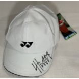 Lleyton Hewitt (Australia) signed tennis collection, including signed Yonnex Tennis Shirt and signed