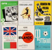 Northern Ireland away football programmes, 1950s onwards,  including v Portugal W/C 16th January
