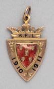 Southern Football League Division Two championship medal awarded to George Hancock of Reading FC