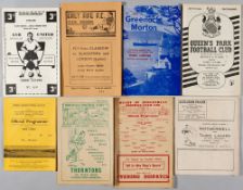 Third Lanark away programmes, season 1947-48 to 1966-67, include Hibernian v Third Lanark 8th