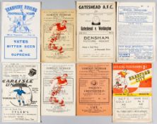 Workington first League season 1951-52, full set of home matches 1 to 24, missing only FAC v
