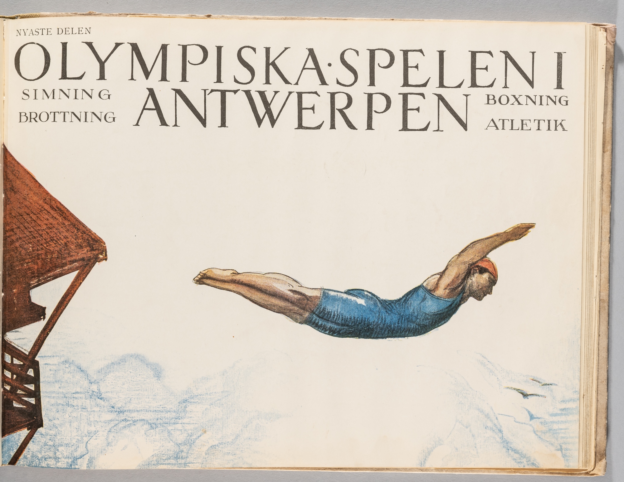 Antwerp 1920 Olympic Games "Olympiska Spelen Antwerpen 1920", hardback, 160-page, published by Ahlen - Image 4 of 5