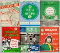Northern Ireland v Scotland programmes, played at Windsor Park, continuous run 1947 to 1983,
