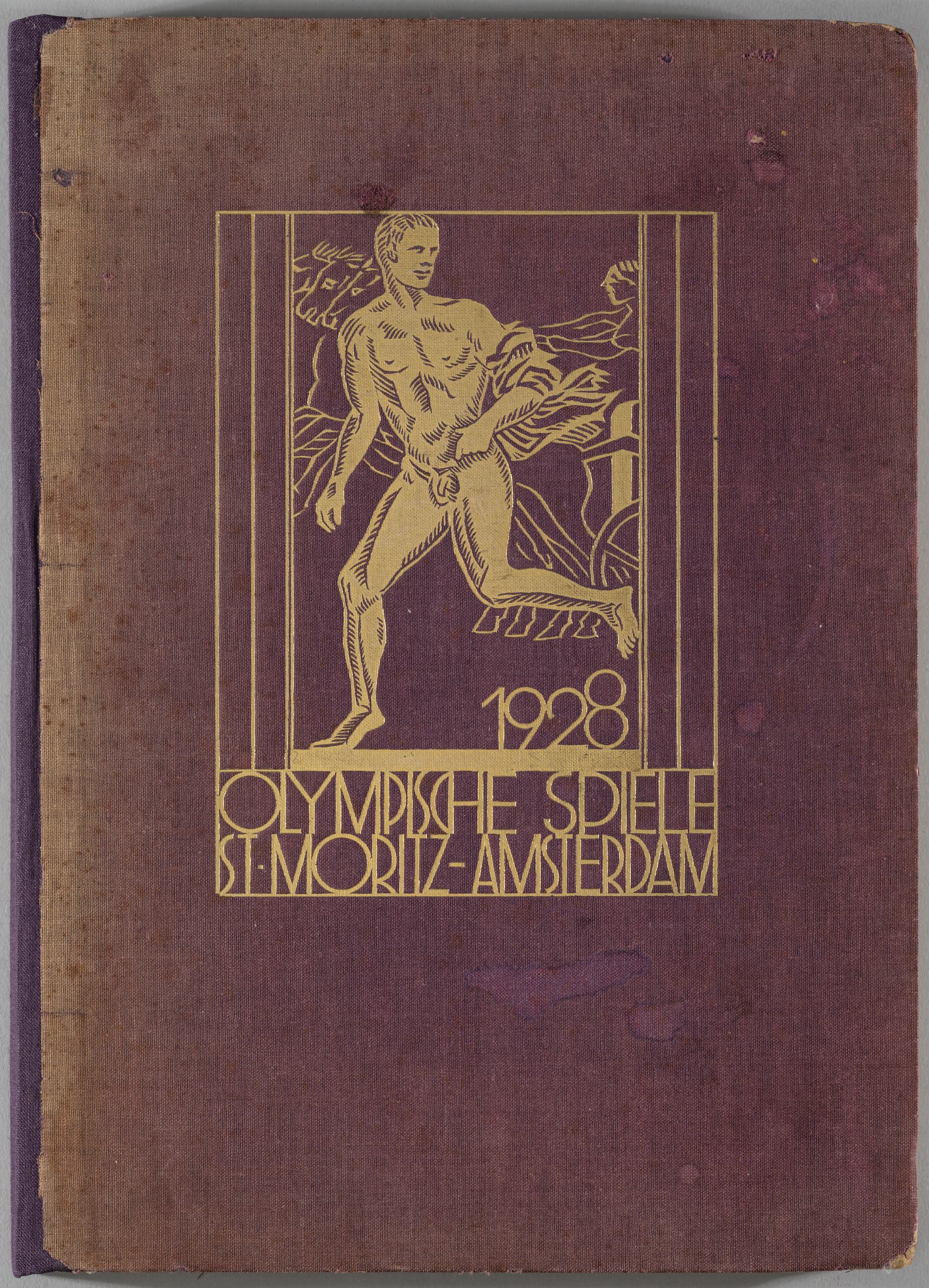 St Moritz and Amsterdam 1928 Winter and Summer Olympic Games "Die Olympischen Spiele hand signed
