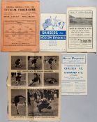Moscow Dynamo tour to UK in late 1945: full set of four programmes,  matches played at Chelsea
